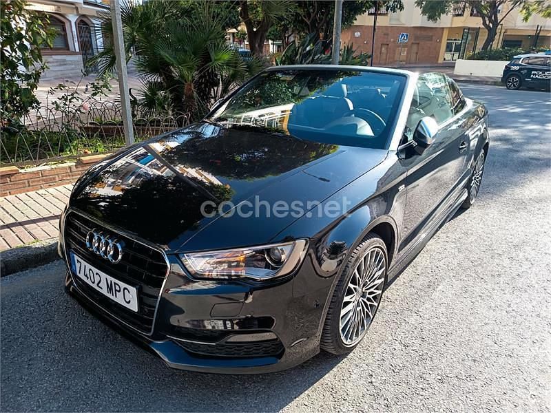 Usado Audi A3 Cabriolet Attraction 150 CV (110 kW) 2014 Negro Descapotable