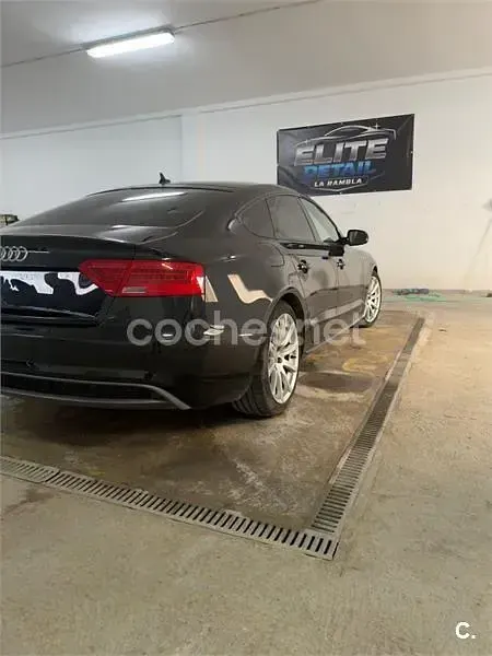 Usado Audi A5 Sportback S-Line 190 CV (139 kW) 2015 Negro Utilitario