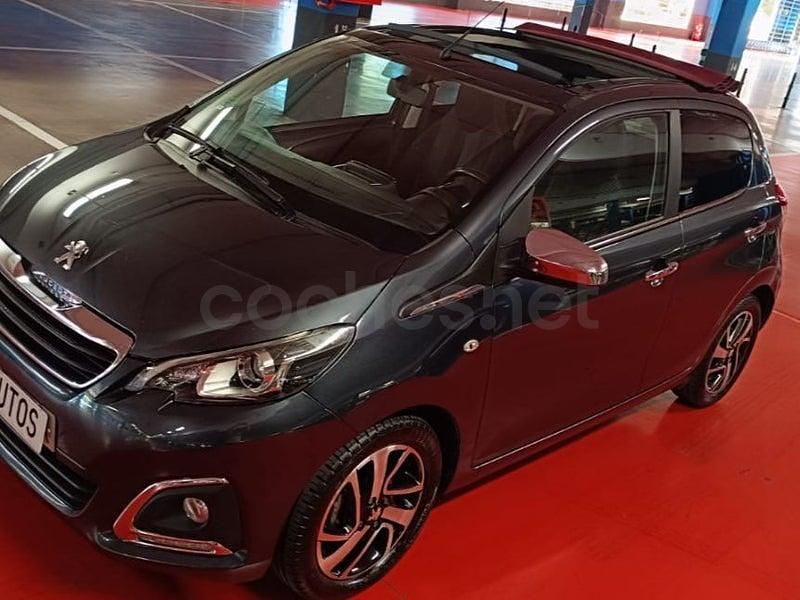 Usado Peugeot 108 Allure 82 CV (60 kW) 2015 Gris / plata Utilitario