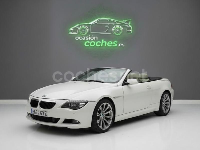 Blanco Usado 2010 BMW 635 Cabriolet Descapotable | 17.990 € - Imagen 1/4