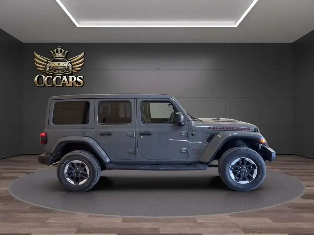 Usado Jeep Wrangler Unlimited Rubicon 284 CV (208 kW) 2018 Gris SUV