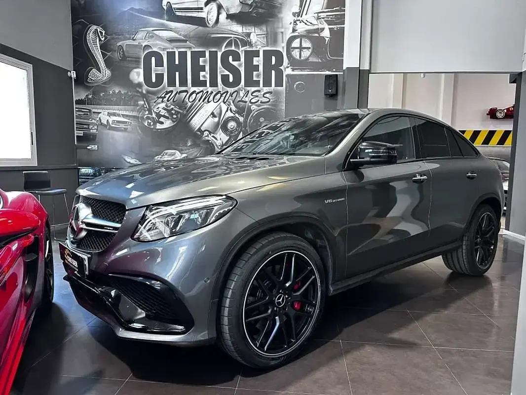 Usado Mercedes GLE63 AMG AMG 585 CV (430 kW) 2017 Gris SUV