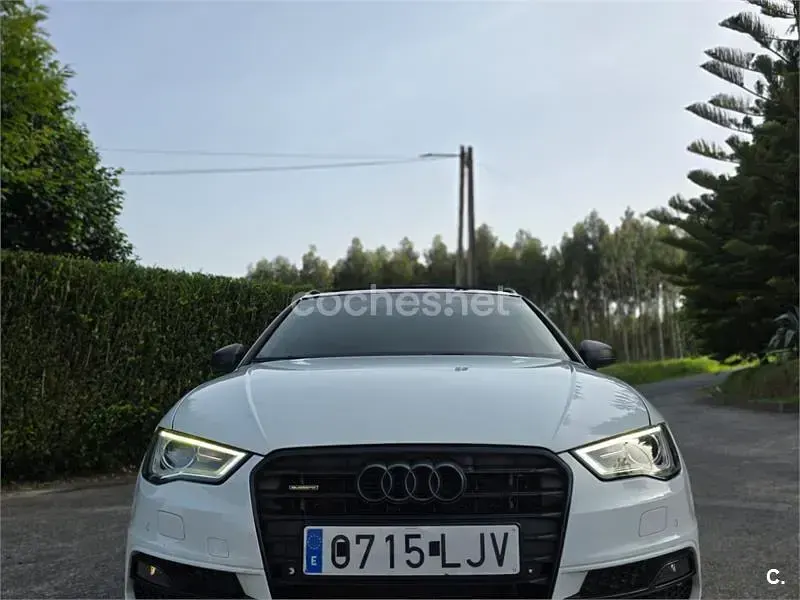Usado Audi A3 S-Line 184 CV (135 kW) 2015 Blanco Berlina
