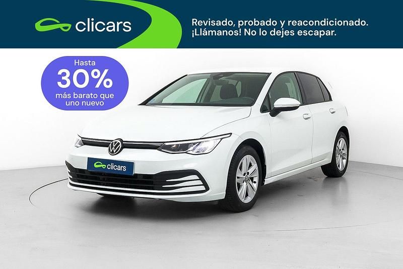 Usado VW Golf VIII Life 110 CV (80 kW) 2021 Blanco Berlina