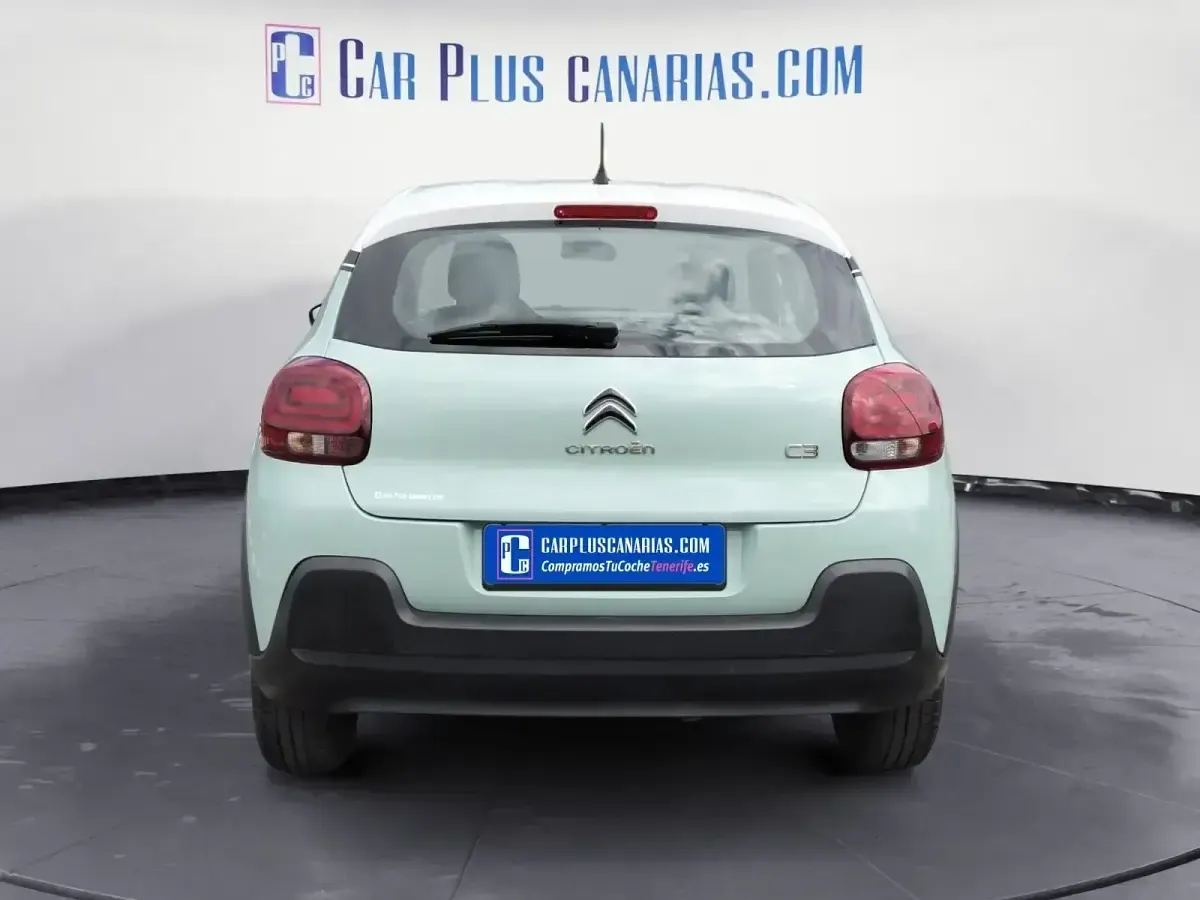 Usado Citroën C3 Feel 82 CV (60 kW) 2019 Verde Utilitario