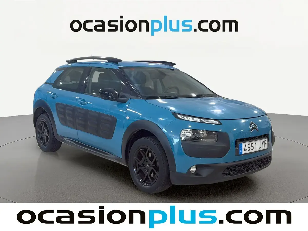 Usado Citroën C4 Cactus Feel 100 CV (73 kW) 2017 Azul Utilitario