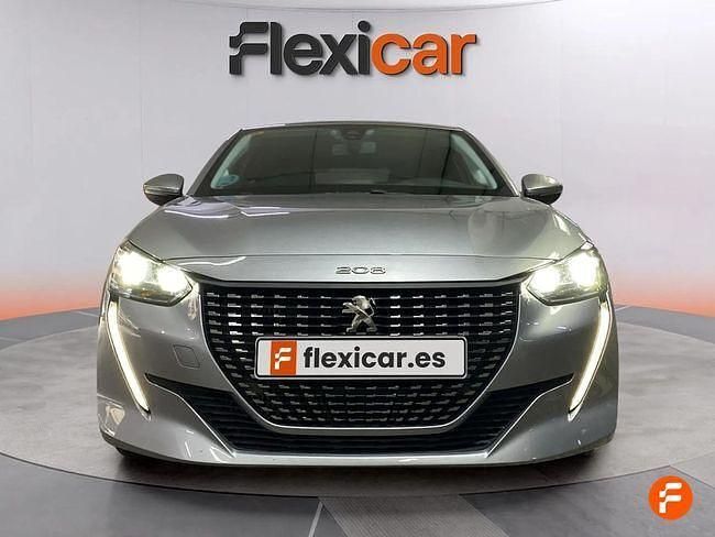 Usado Peugeot 208 Active 100 CV (73 kW) 2021 Gris Utilitario