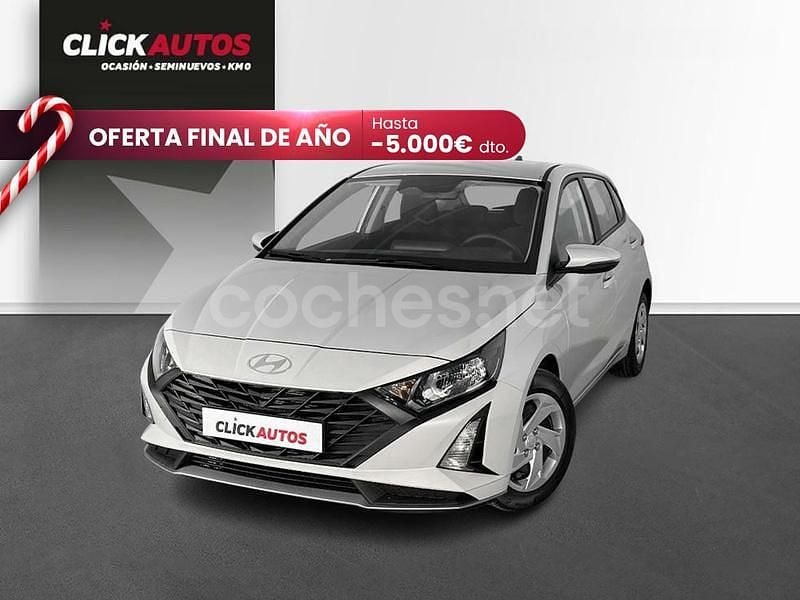 Gris Usado 2024 Hyundai i20 Berlina | 14.300 € (Precio justo) - Imagen 1/4