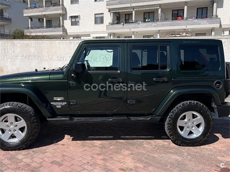 Verde Usado 2012 Jeep Wrangler Unlimited Sahara SUV | 31.000 € (Precio justo) - Imagen 1/4