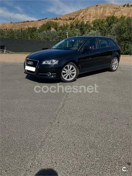Negro Usado 2012 Audi A3 Sportback Ambition Berlina | 7000 € (Buen precio) - Imagen 1/4