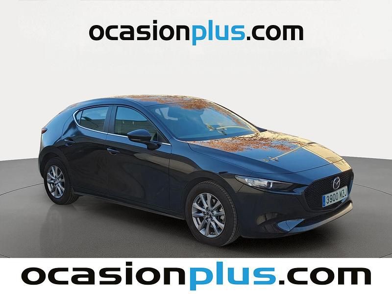 Usado Mazda 3 Prime-Line 140 CV (102 kW) 2025 Negro Berlina