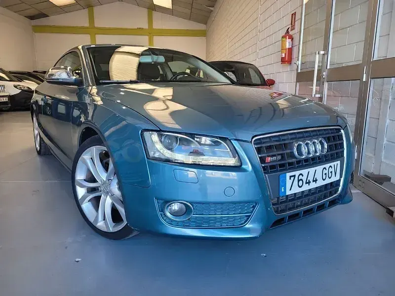 Usado Audi A5 190 CV (139 kW) 2008 Azul Coupe