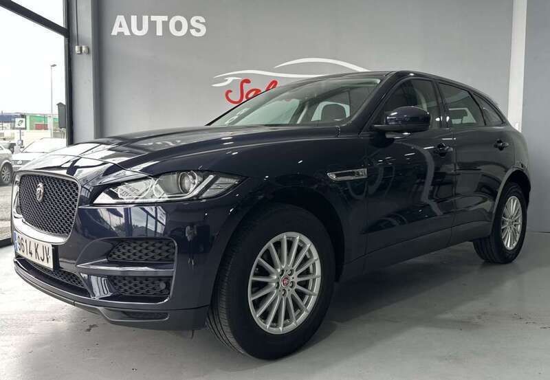 Usado Jaguar F-Pace Pure 241 CV (177 kW) 2018 Azul SUV