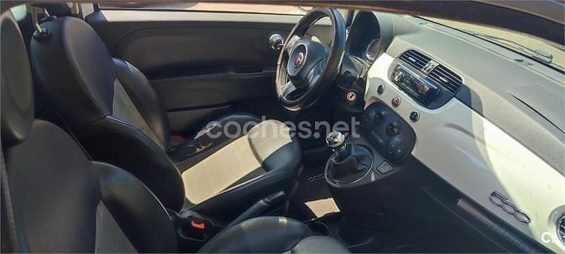 Usado Fiat 500 Sport 100 CV (73 kW) 2009 Blanco Descapotable