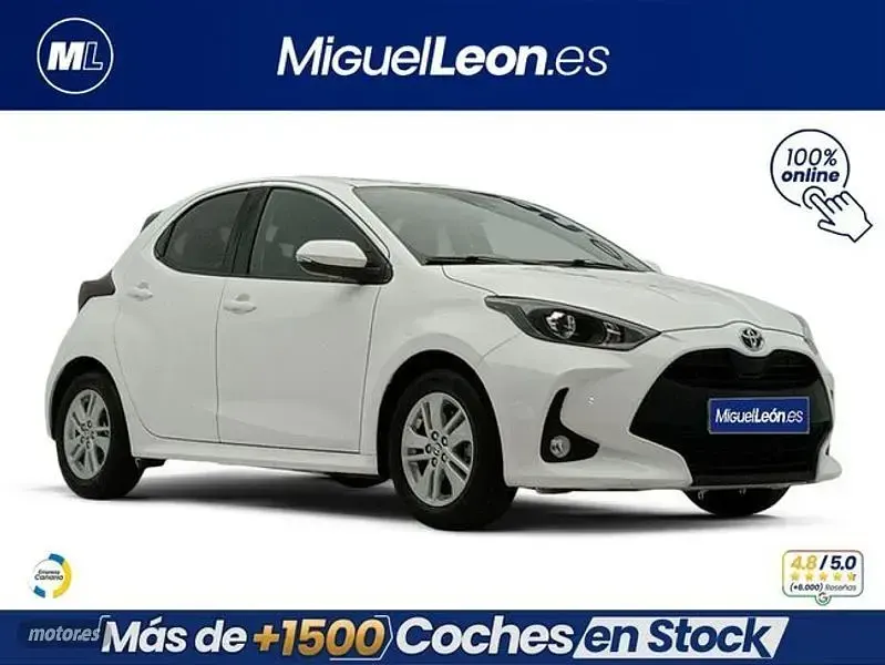 Usado Toyota Yaris Hybrid Active 115 CV (84 kW) 2024 Blanco Berlina