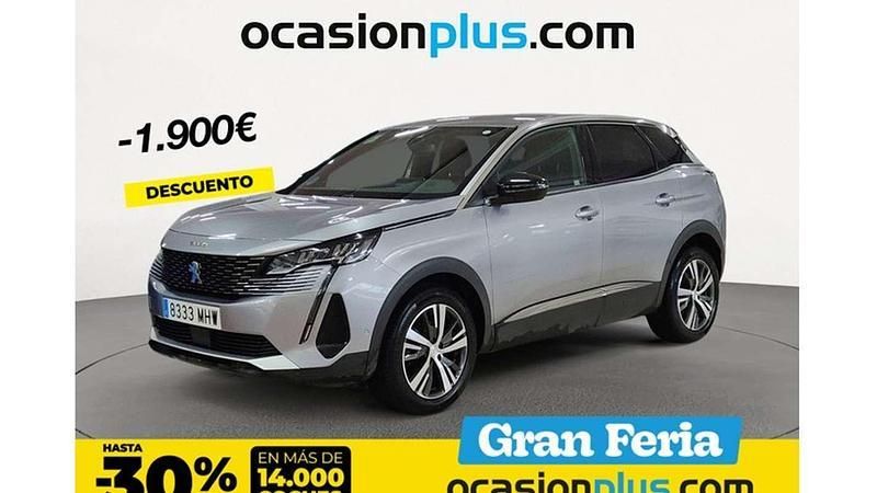 Gris Usado 2023 Peugeot 3008 Allure Monovolumen | 18.819 € (Precio justo) - Imagen 1/4
