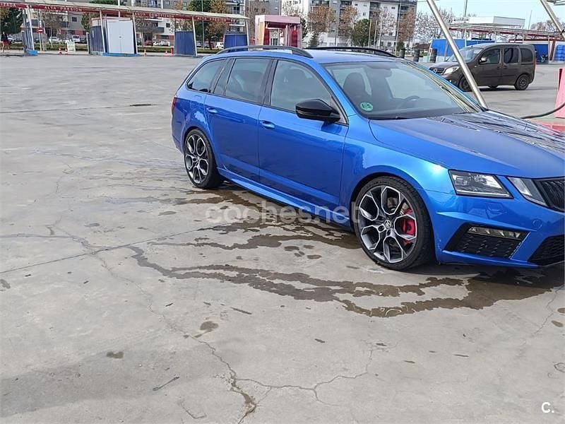 Azul Usado 2017 Skoda Octavia RS Familiar | 24.000 € (Caro) - Imagen 1/4