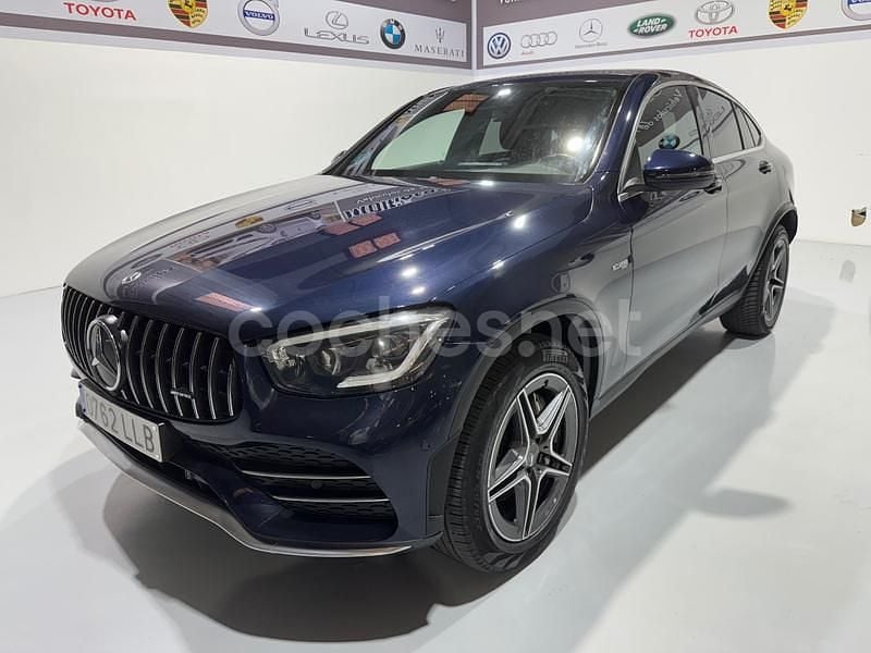 Usado Mercedes GLC43 AMG 390 CV (286 kW) 2020 Azul Coupe