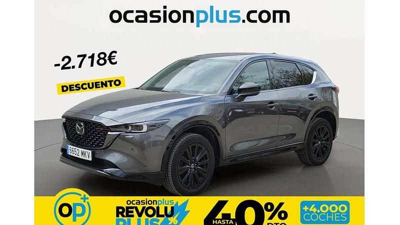 Usado Mazda CX-5 Homura-Line 165 CV (121 kW) 2023 Gris SUV