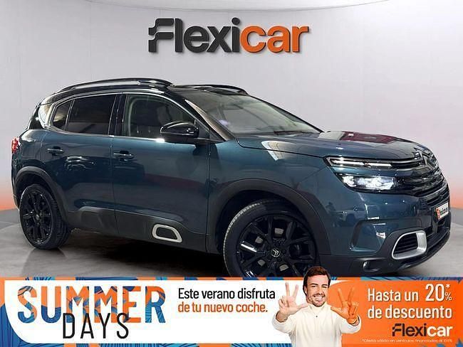 Azul Usado 2021 Citroën C5 Aircross PureTech SUV | 18.390 € (Precio justo) - Imagen 1/4