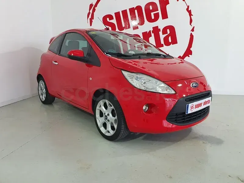 Brugt Ford Ka Titanium 69 HK (50 kW) 2015 Rød Sedan