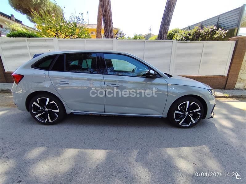 Usado Skoda Scala Monte Carlo 150 CV (110 kW) 2025 Gris / plata Utilitario