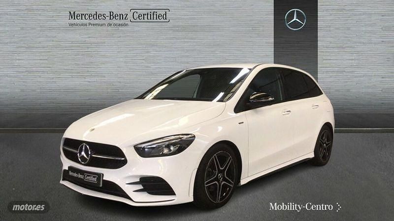 Blanco polar Usado 2021 Mercedes B200 AMG line Monovolumen | 25.900 € (Precio justo) - Imagen 1/4