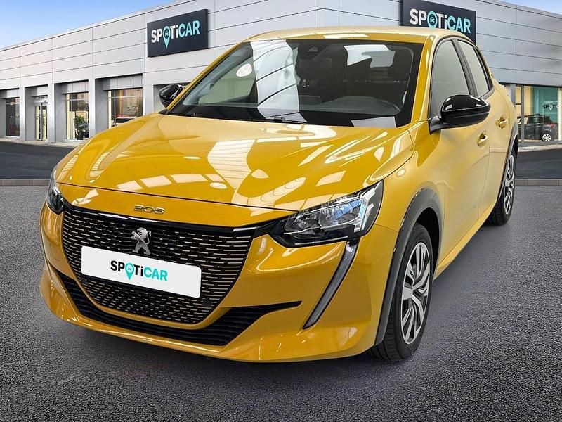 Amarillo Usado 2022 Peugeot e-208 Active Utilitario | 18.590 € (Precio justo) - Imagen 1/4