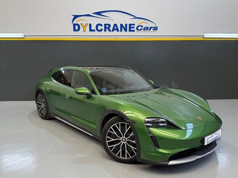 Usado Porsche Taycan Cross Turismo 300 kW (408 CV) 2023 Verde Familiar
