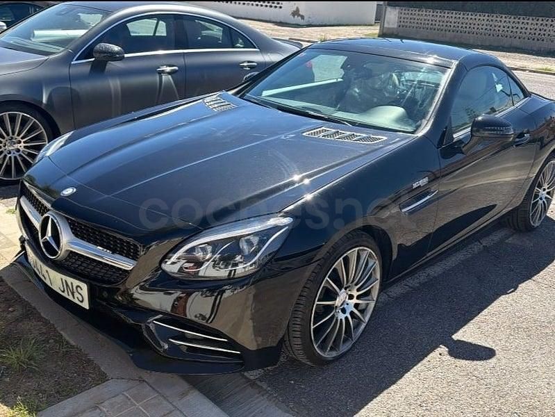 Usado Mercedes SLK200 184 CV (135 kW) 2013 Negro Descapotable