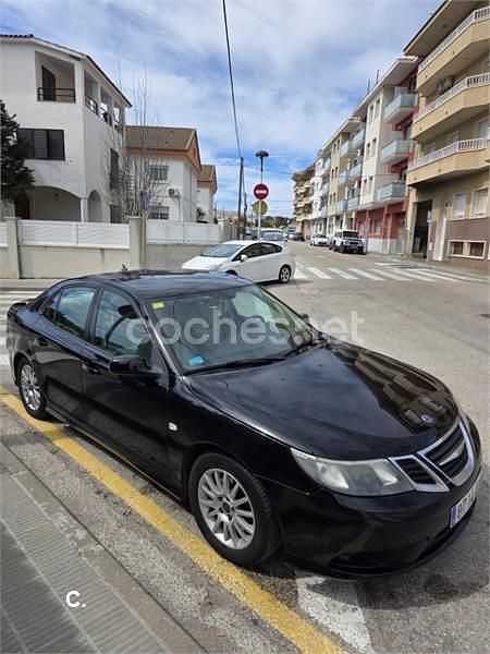 Usado Saab 9-3 Linear 150 CV (110 kW) 2008 Negro Berlina
