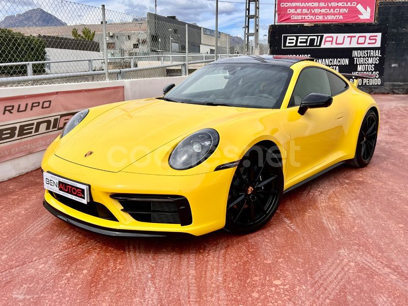 Amarillo Usado 2024 Porsche 911 Carrera T Coupe | 174.990 € (Precio justo) - Imagen 1/4
