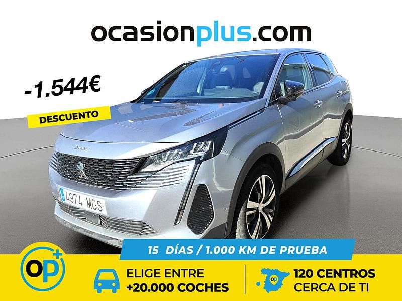 Gris / plata Usado 2023 Peugeot 3008 Allure SUV | 16.990 € (Precio justo) - Imagen 1/4