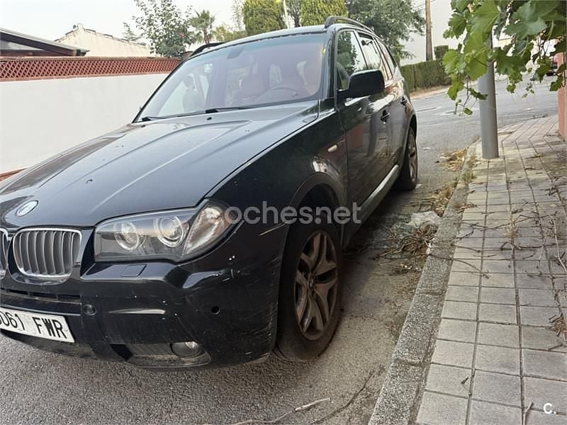 Usado BMW X3 218 CV (160 kW) 2007 Negro SUV