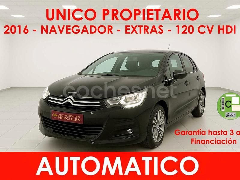 Negro Usado 2016 Citroën C4 Shine Berlina | 9500 € (Precio justo) - Imagen 1/4