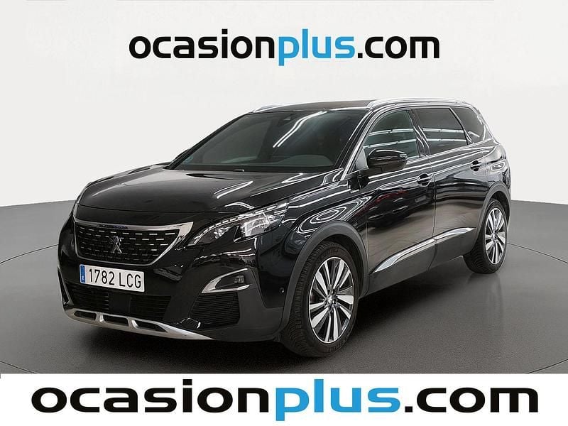Usado Peugeot 5008 GT-line 131 CV (96 kW) 2019 Negro SUV