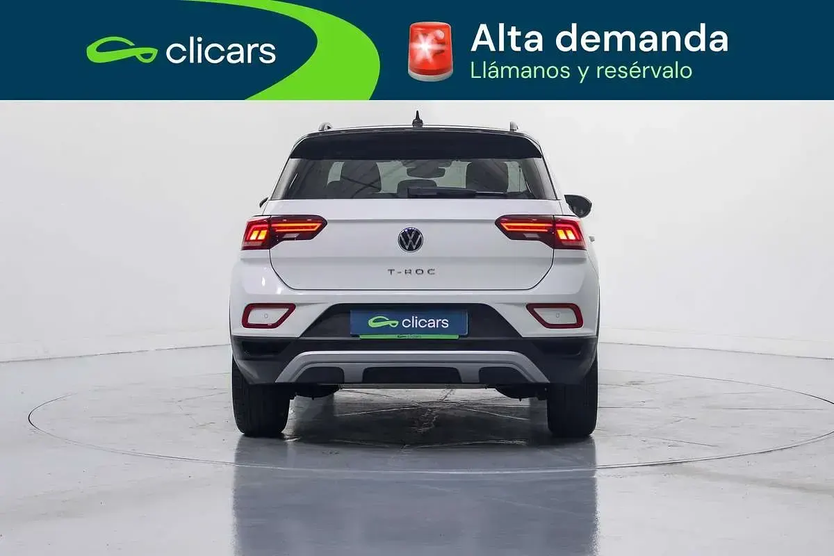 Usado VW T-Roc 150 CV (110 kW) 2023 Blanco SUV