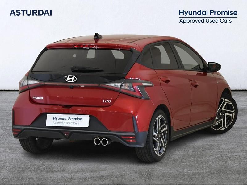 Usado Hyundai i20 N Line 80 CV (58 kW) 2024 Rojo Berlina