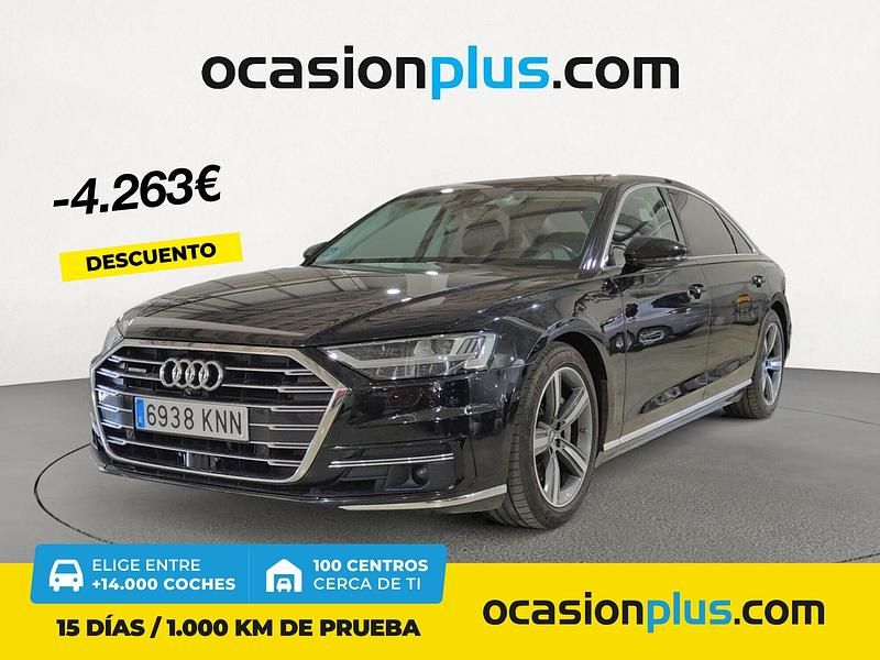 Negro Usado 2018 Audi A8 Berlina | 46.900 € (Un poco caro) - Imagen 1/4