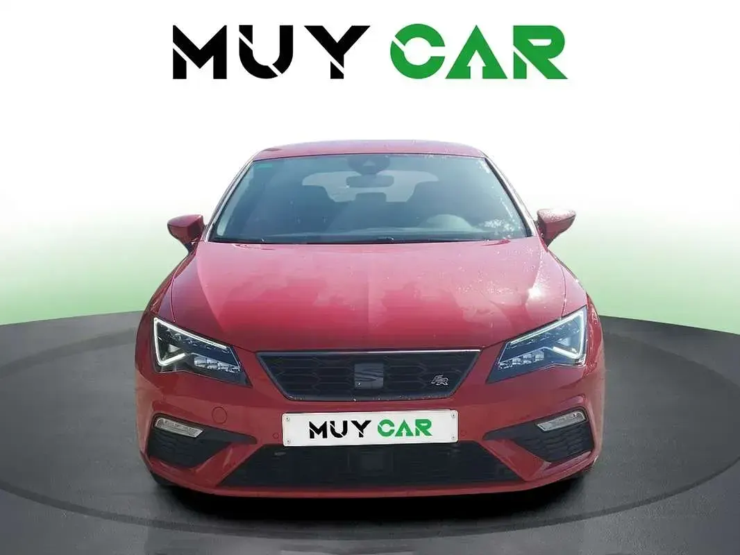 Usado Seat Leon FR 150 CV (110 kW) 2020 Rojo Utilitario