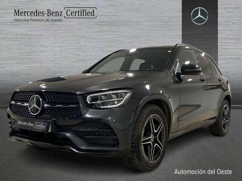 Usado Mercedes GLC220 AMG line 196 CV (144 kW) 2021 Gris SUV