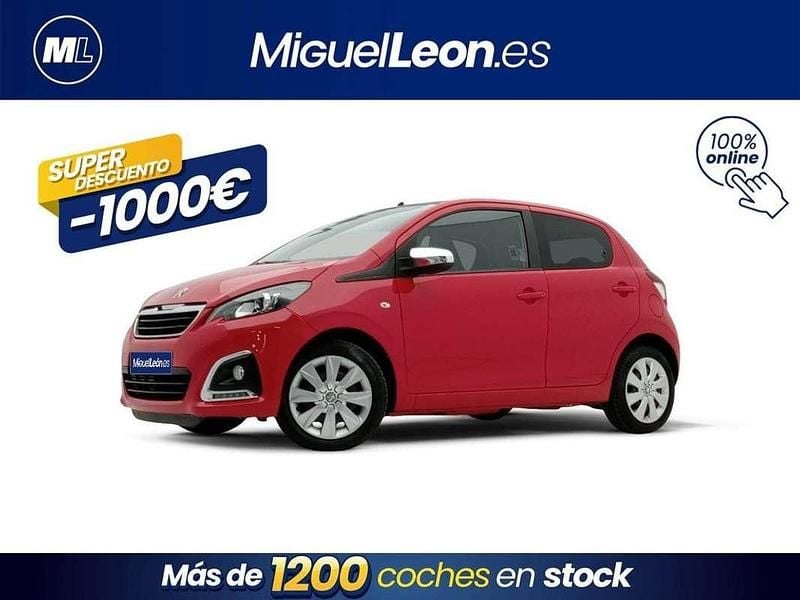 Rojo Usado 2023 Peugeot 108 Active Utilitario | 10.985 € (Precio justo) - Imagen 1/3