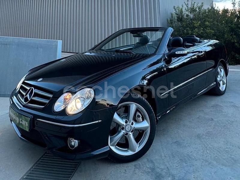 Negro Usado 2008 Mercedes CLK280 Avantgarde Descapotable | 13.500 € (Caro) - Imagen 1/4