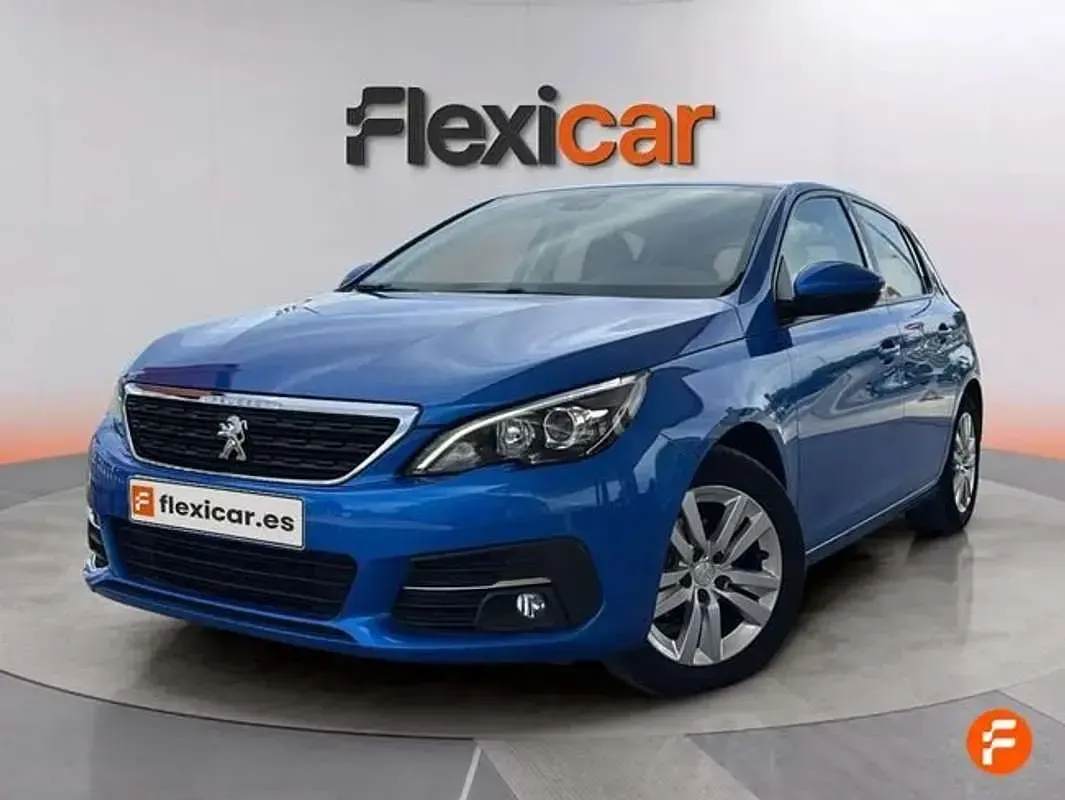 Usado Peugeot 308 Active 110 CV (80 kW) 2021 Azul Utilitario