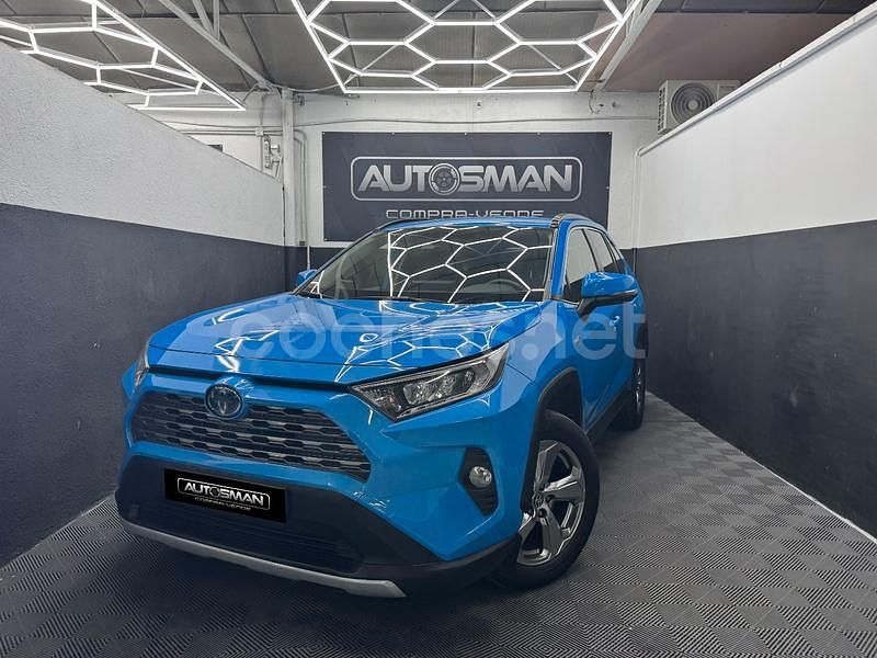 Azul Usado 2021 Toyota RAV4 Hybrid Style SUV | 26.950 € (Buen precio) - Imagen 1/4
