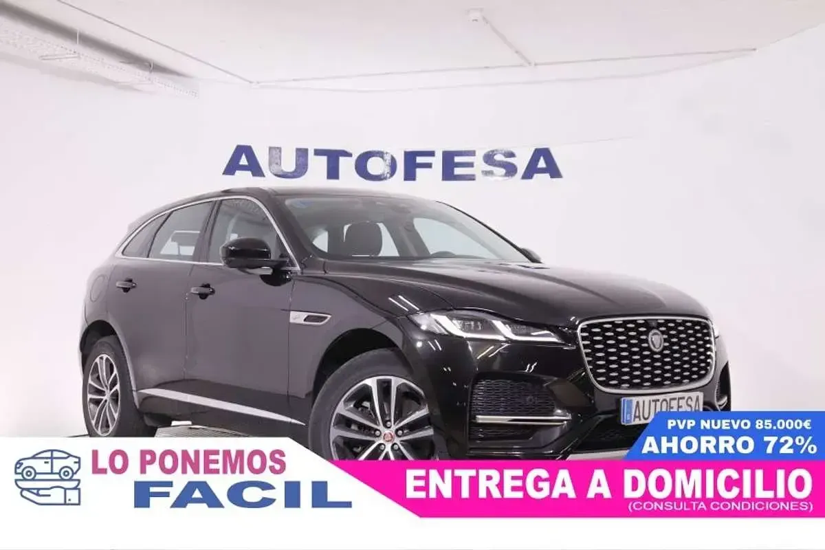 Usado Jaguar F-Pace S 204 CV (150 kW) 2021 Negro SUV