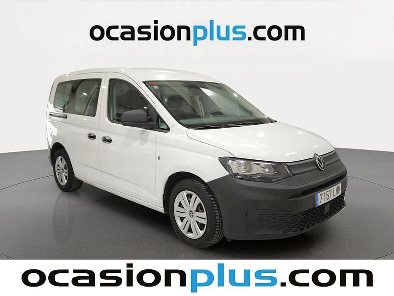 Usado VW Caddy 102 CV (75 kW) 2021 Blanco Monovolumen