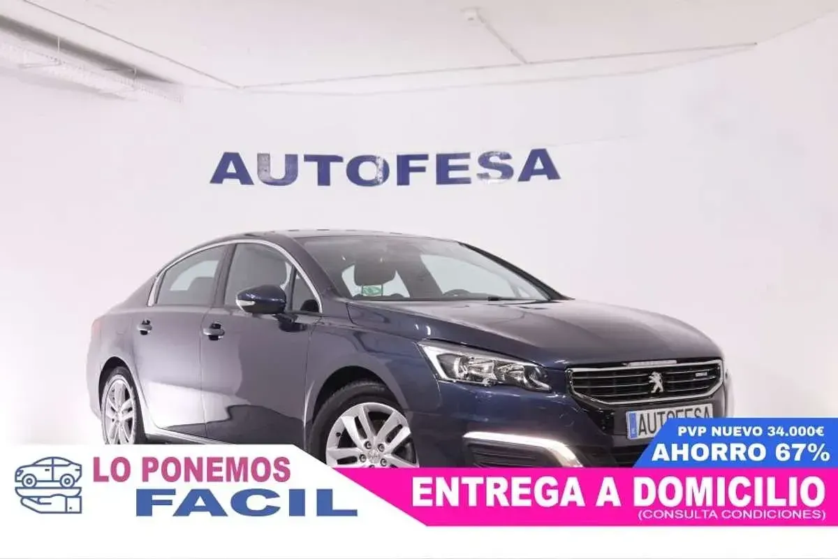 Usado Peugeot 508 Active 150 CV (110 kW) 2015 Azul Berlina
