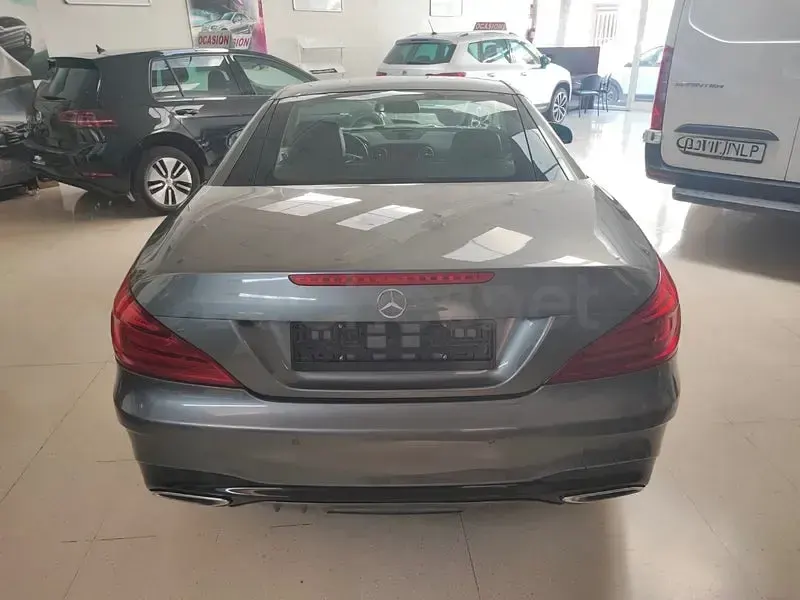 Usado Mercedes SL400 367 CV (269 kW) 2016 Gris / plata Descapotable