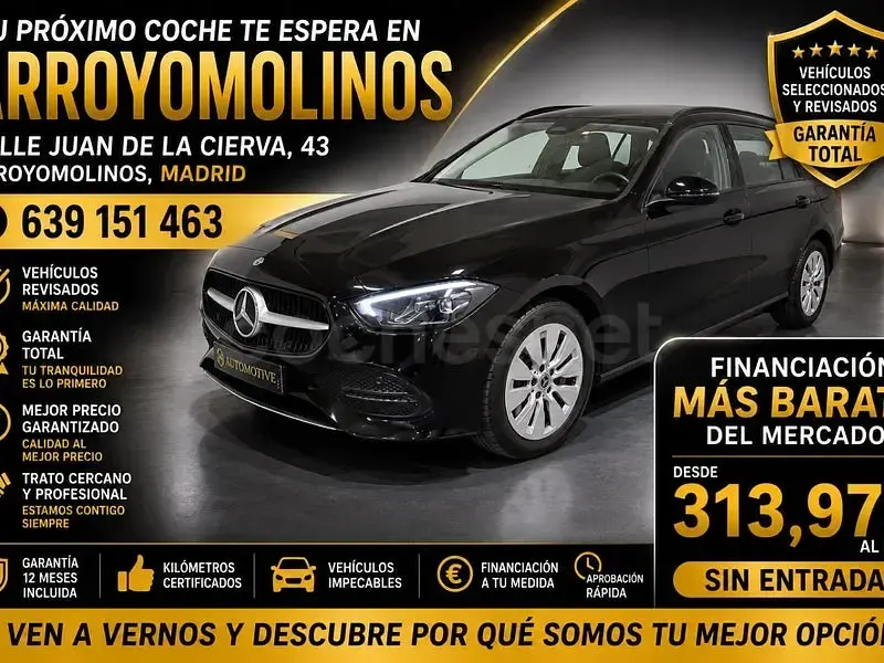 Usado Mercedes C300e 313 CV (230 kW) 2022 Negro Familiar
